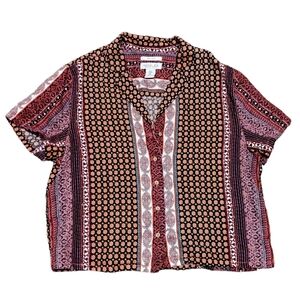 Rachel Zoe button down bohemian top